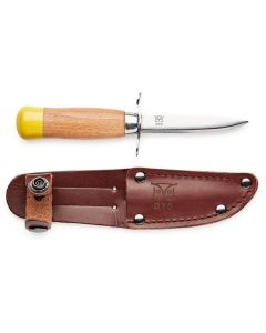 Øyo Scout Knife w/leather Sheath - Brown