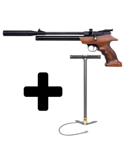 Diana Bandit PCP-Luftpistol inkl. Pumpe - 4,5 mm.