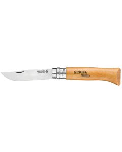 Opinel N°8 Carbon Steel Foldekniv - Naturel 